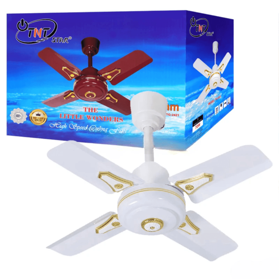Fan White color, Mechanical - Tenderyard