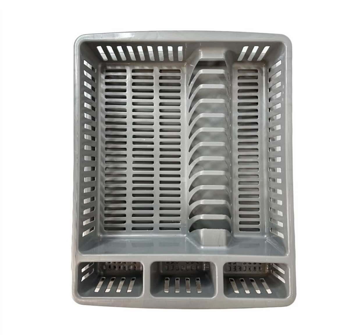 Rectangular dish rack, Gray color - Tenderyard