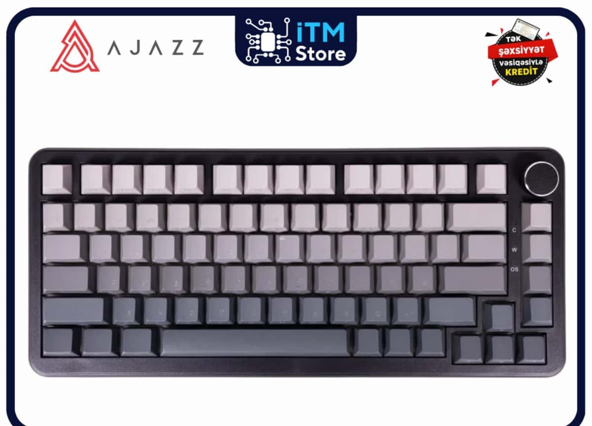 Keyboard Ajazz AK820 Max Magnetic Switch Gradient Grey - Tenderyard