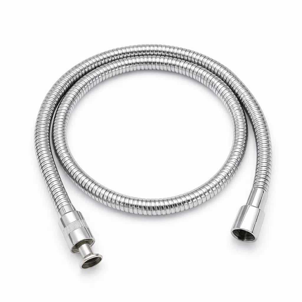 Shower hose 1.20 cm, silver - Tenderyard