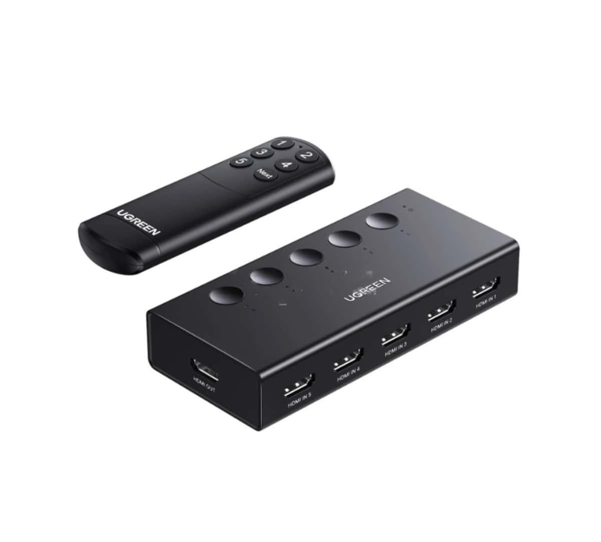 HDMI-переключатель Ugreen 5-в-1 4K 60Hz CM568 - Tenderyard