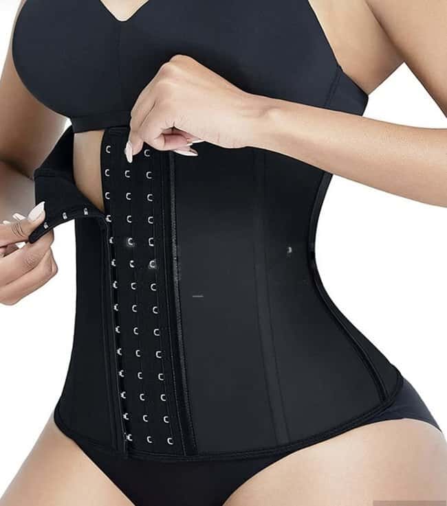 25-Steel Bone Latex Waist Trainer Corset - Tenderyard