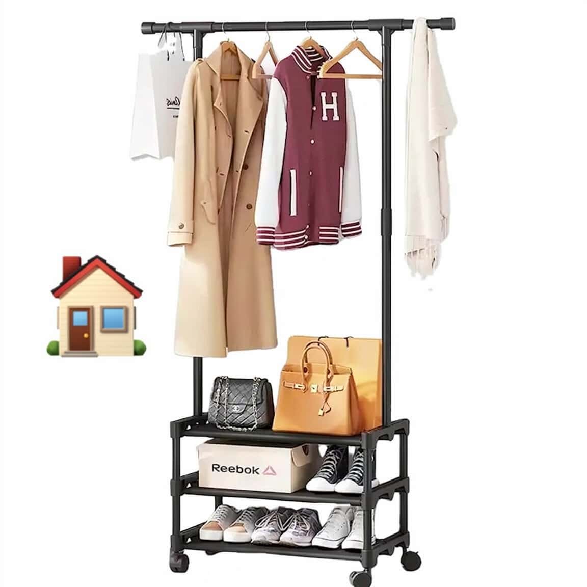 Clothes Rack Black color - Tenderyard