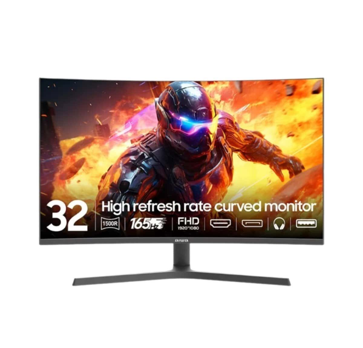 Monitor Aiwa MD320G-Y 32" Curved VA FHD 165Hz 1ms - Tenderyard