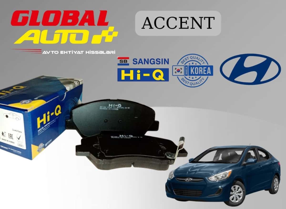 Brake pads for Hyundai Accent 2015-2017 - Tenderyard