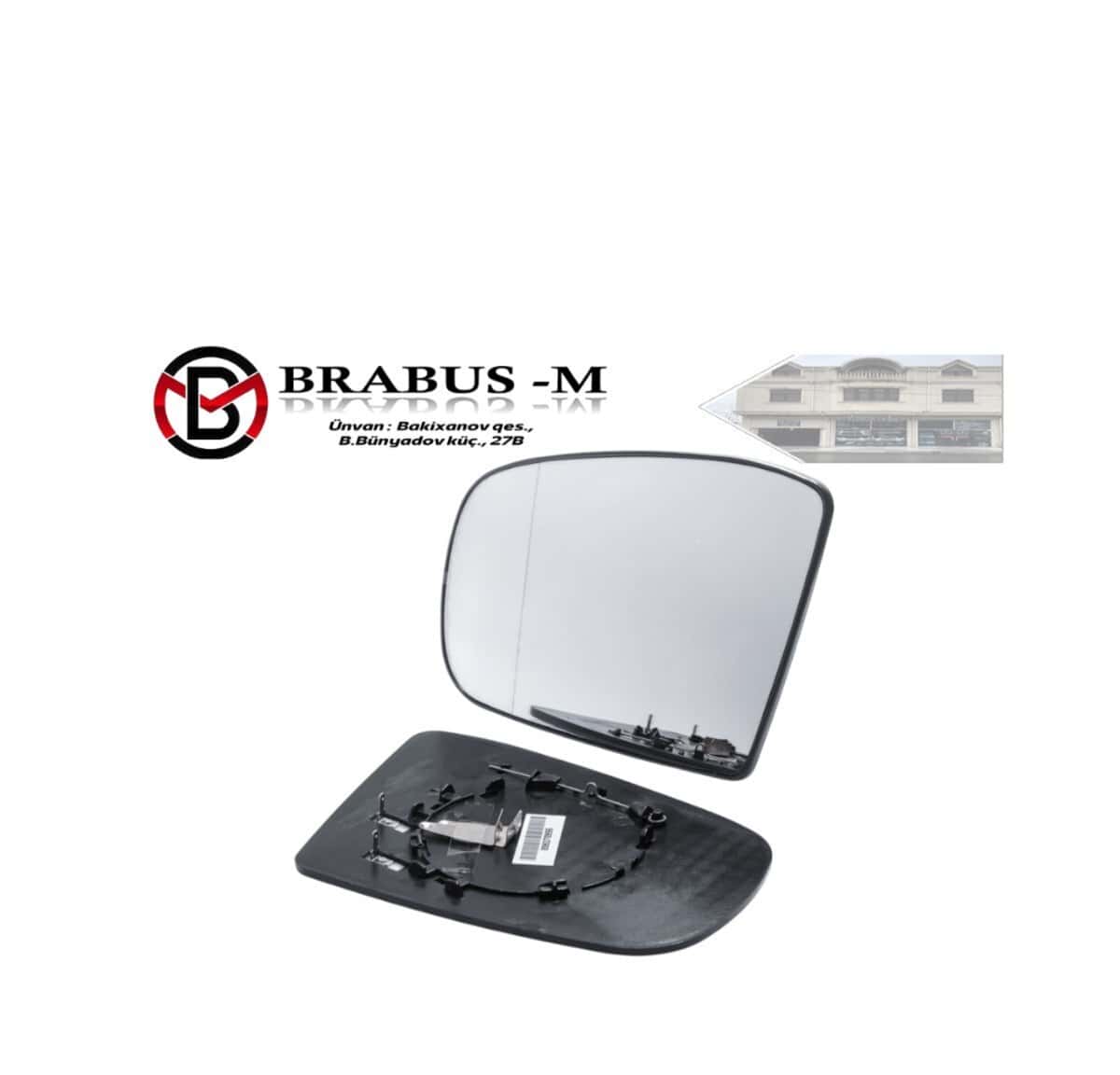 Side mirror glass for Mercedes-Benz W163 - Tenderyard