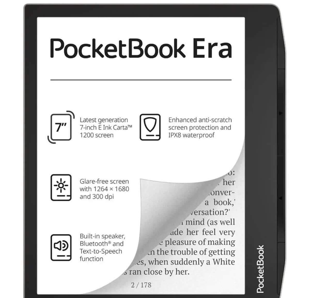 E-reader PocketBook InkPad Color 2 Moon Silver - Tenderyard