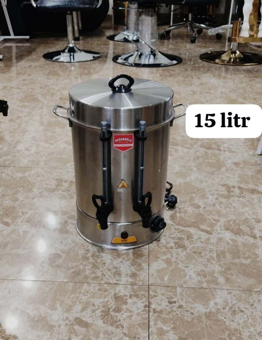 Samovar Paslanmayan polad material - Tenderyard