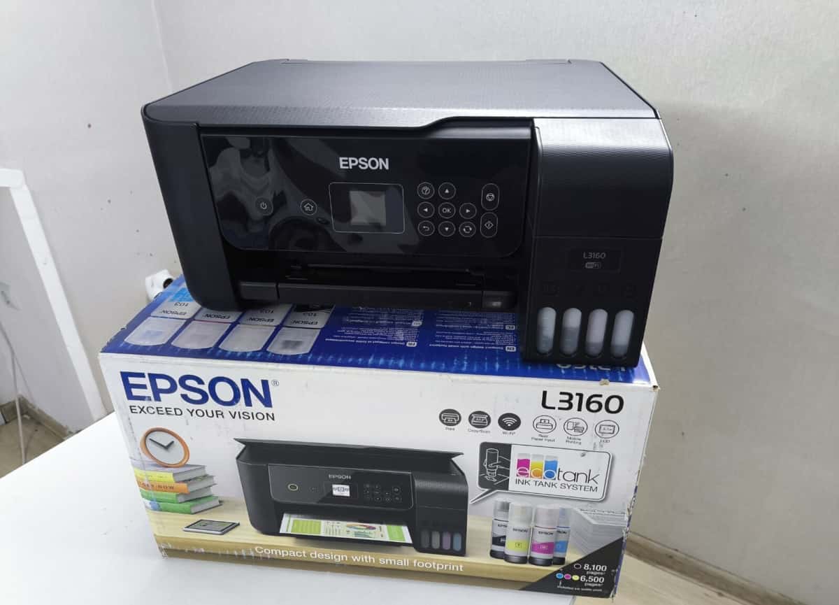 Цветной Wi-Fi принтер Epson L3160 - Tenderyard