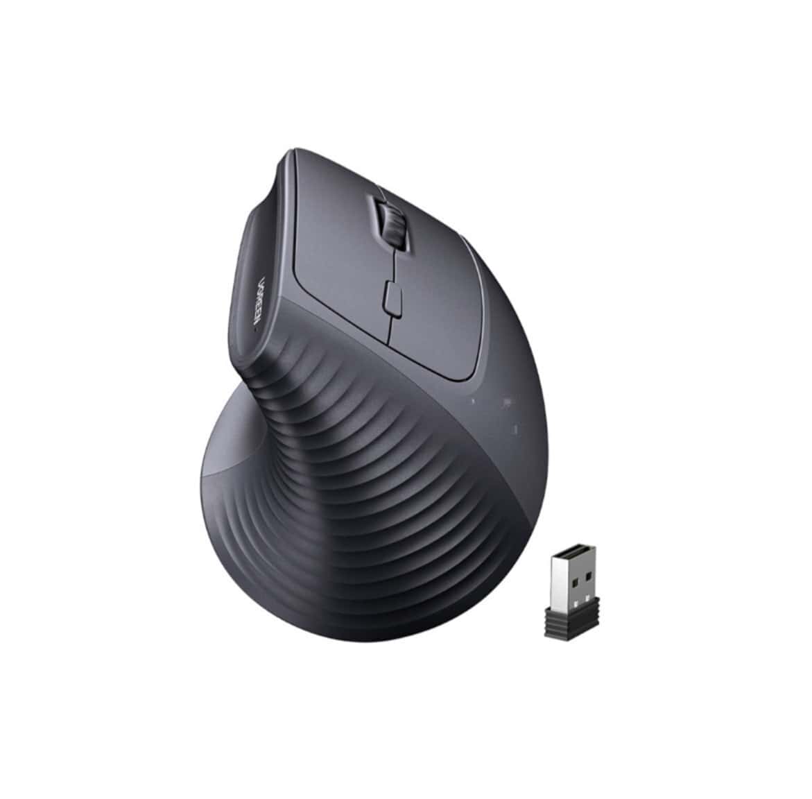 Wireless vertical mouse Ugreen M571 Wireless Black - Tenderyard