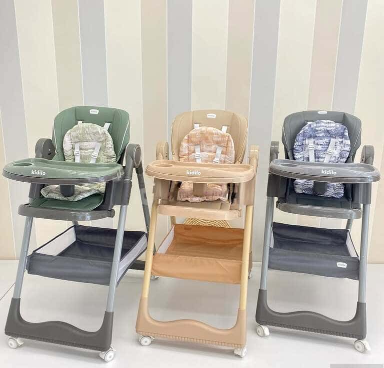 Unisex baby high chair, Mixed color - Tenderyard