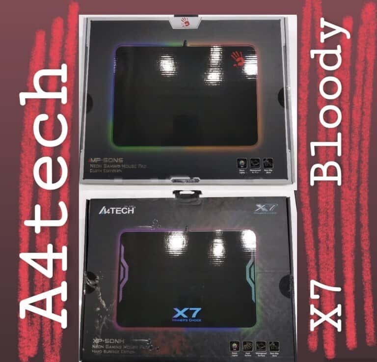 A4Tech X7 and Bloody RGB Mouse Pad - Tenderyard