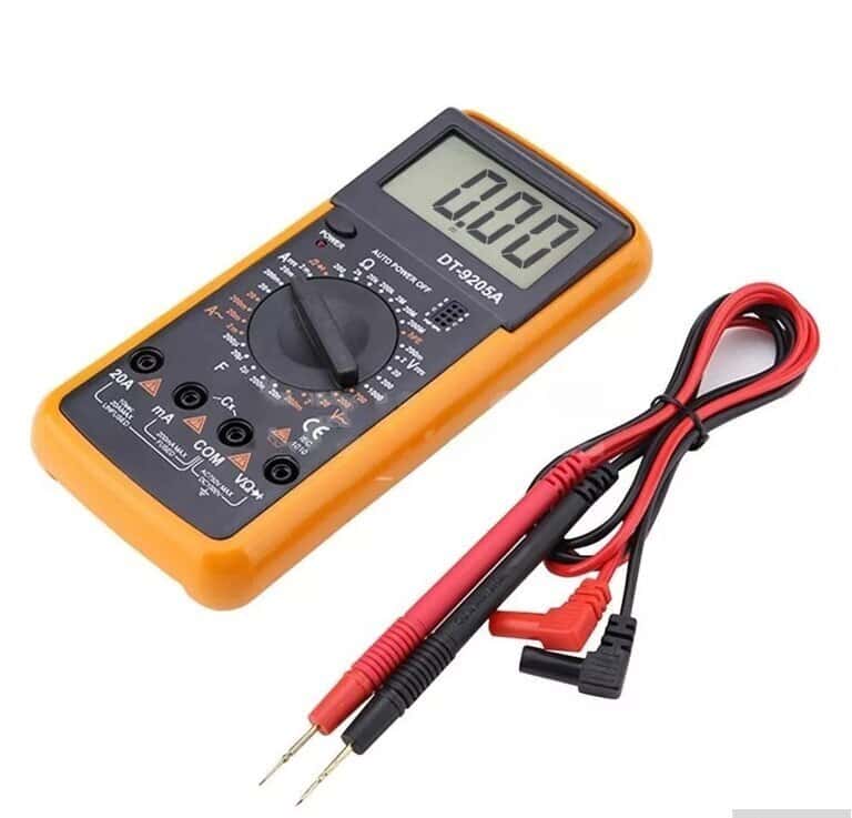 Multimeter DT9205A digital tester - Tenderyard