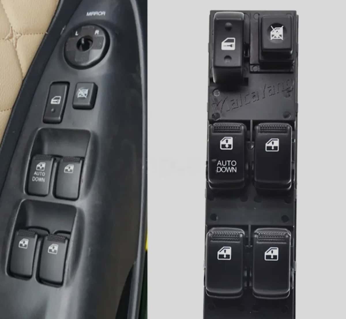 Window switch control panel for Hyundai Tucson 2004-2010 - Tenderyard