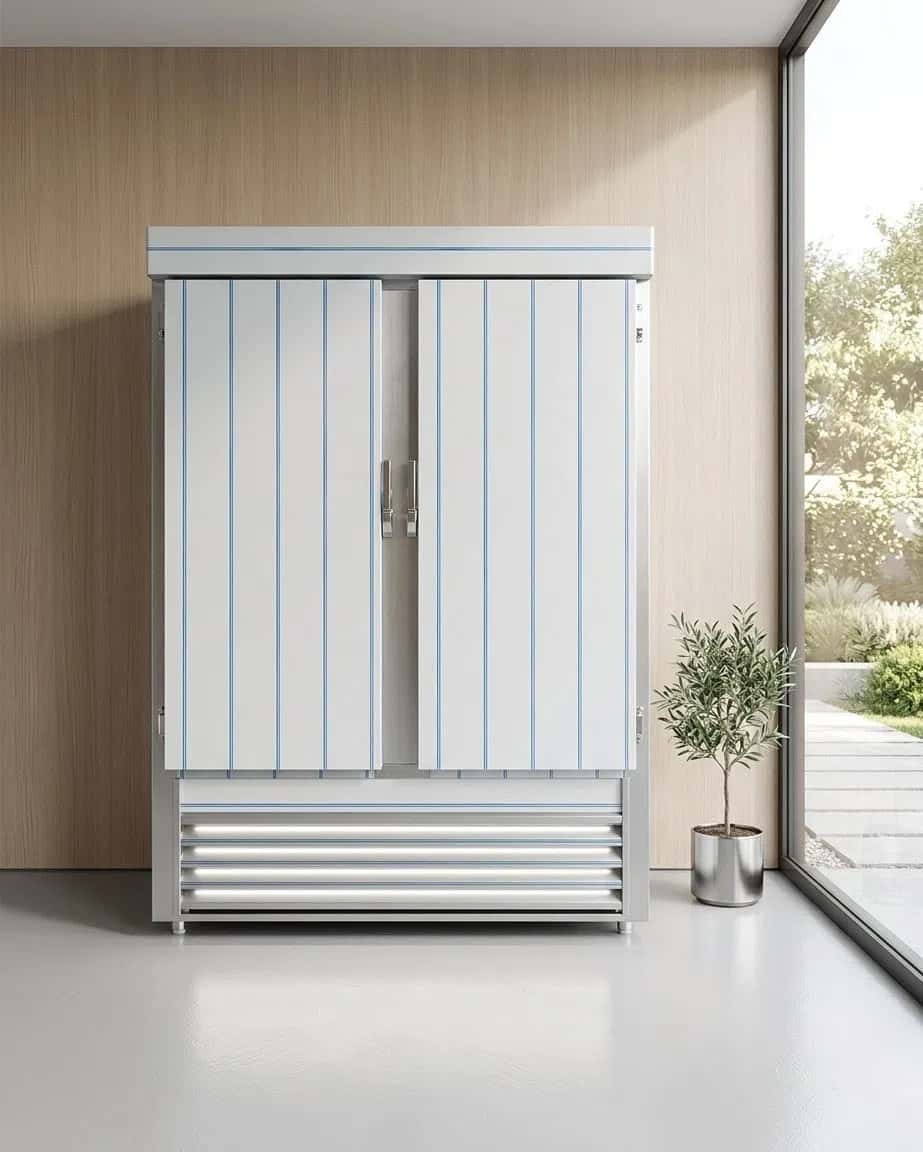 Stainless steel double-door industrial refrigerator - Tenderyard
