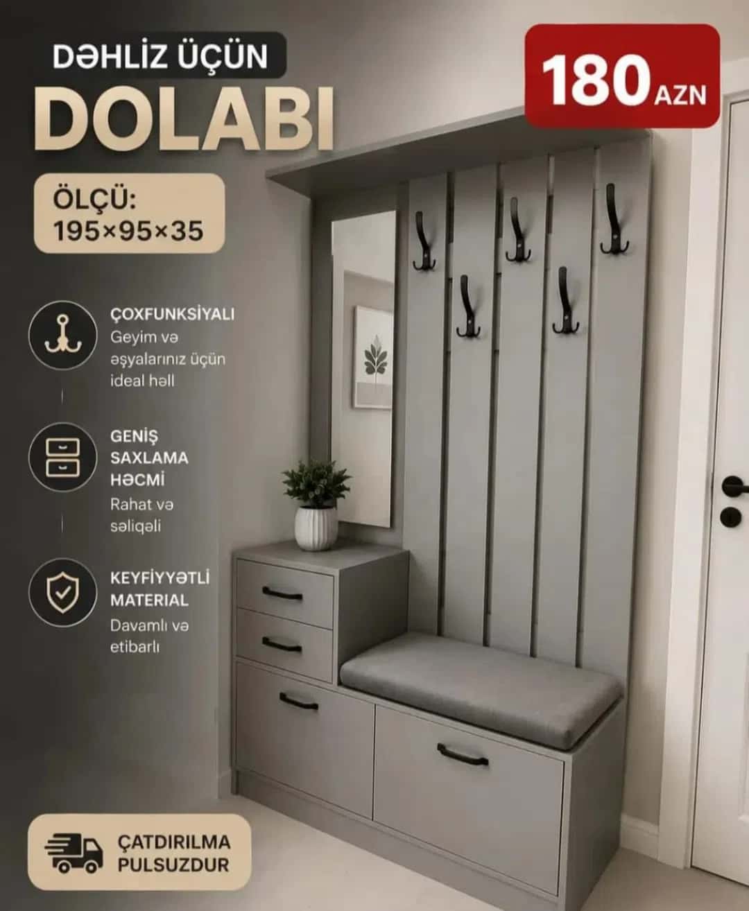2 qapılı dolab - Tenderyard