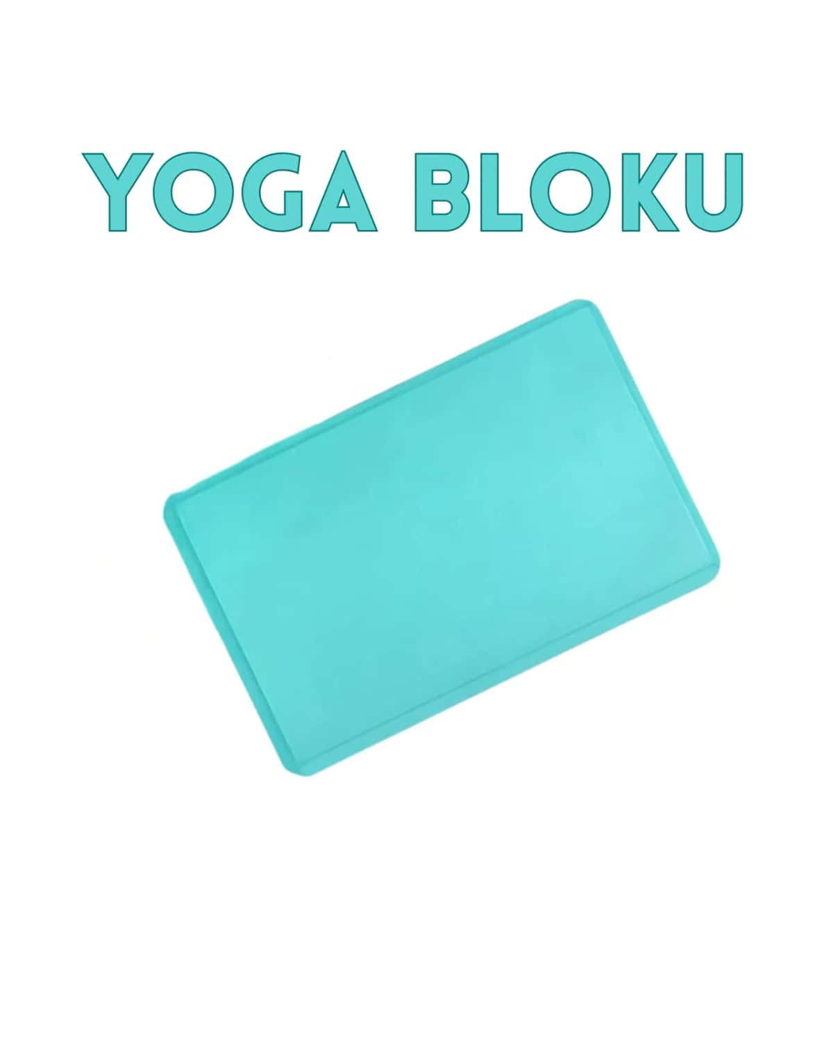 Yoga block turquoise - Tenderyard