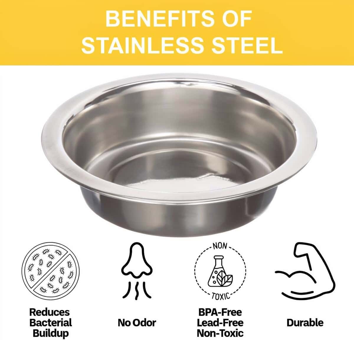 Tailworld Stainless Steel Pet Bowl - Tenderyard