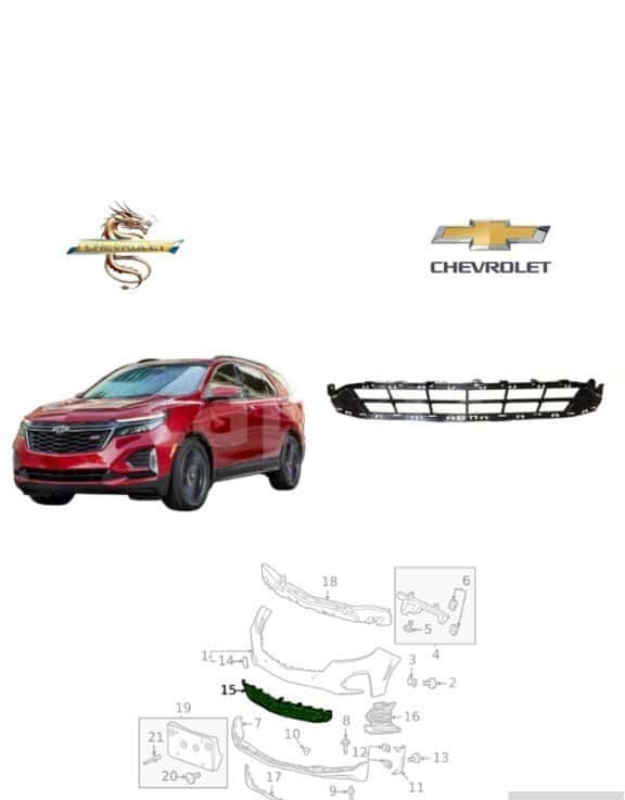 Ön bufer barmaqlığı Chevrolet Equinox 2021 - Tenderyard
