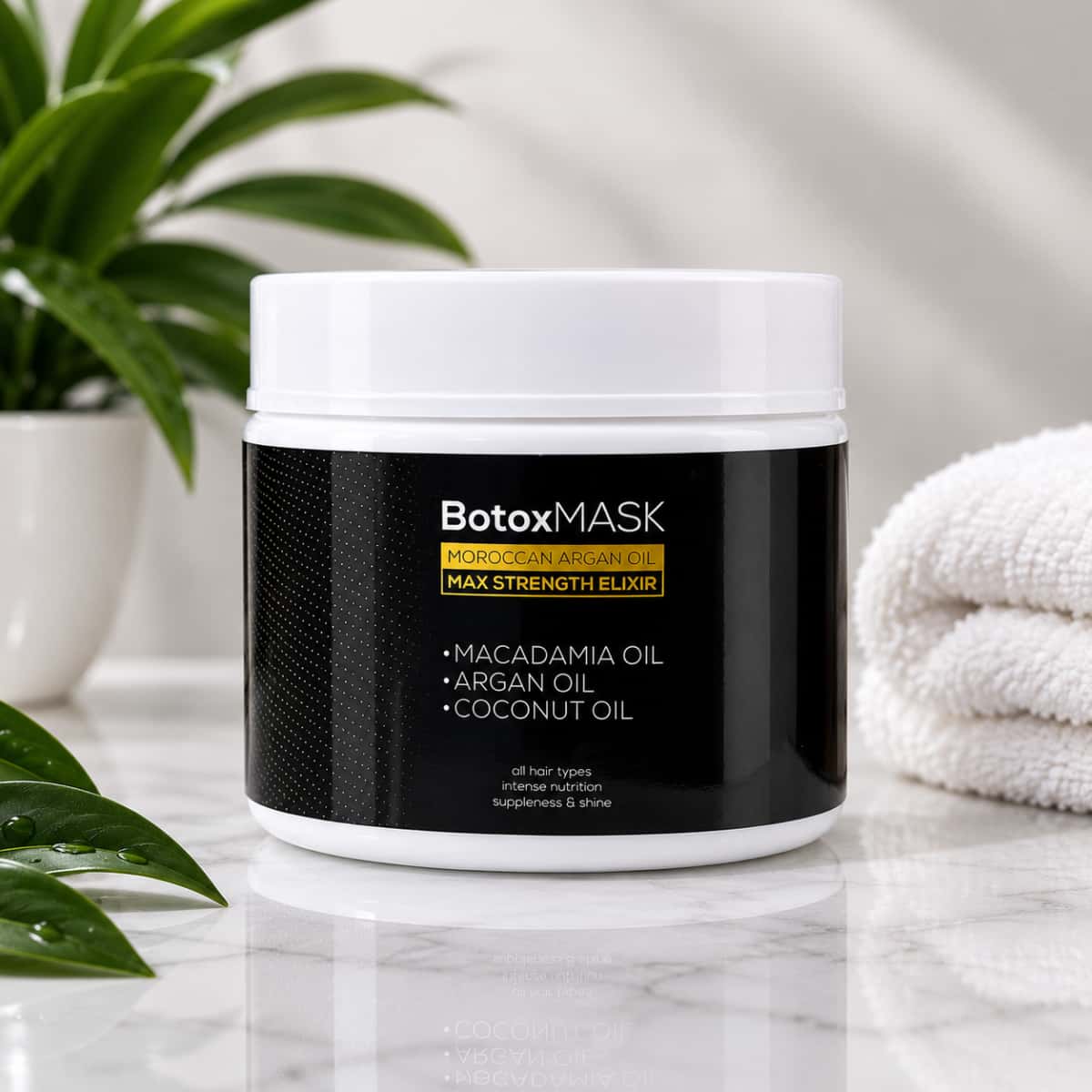 Saç maskası BotoxMASK Moroccan Argan Oil - Tenderyard