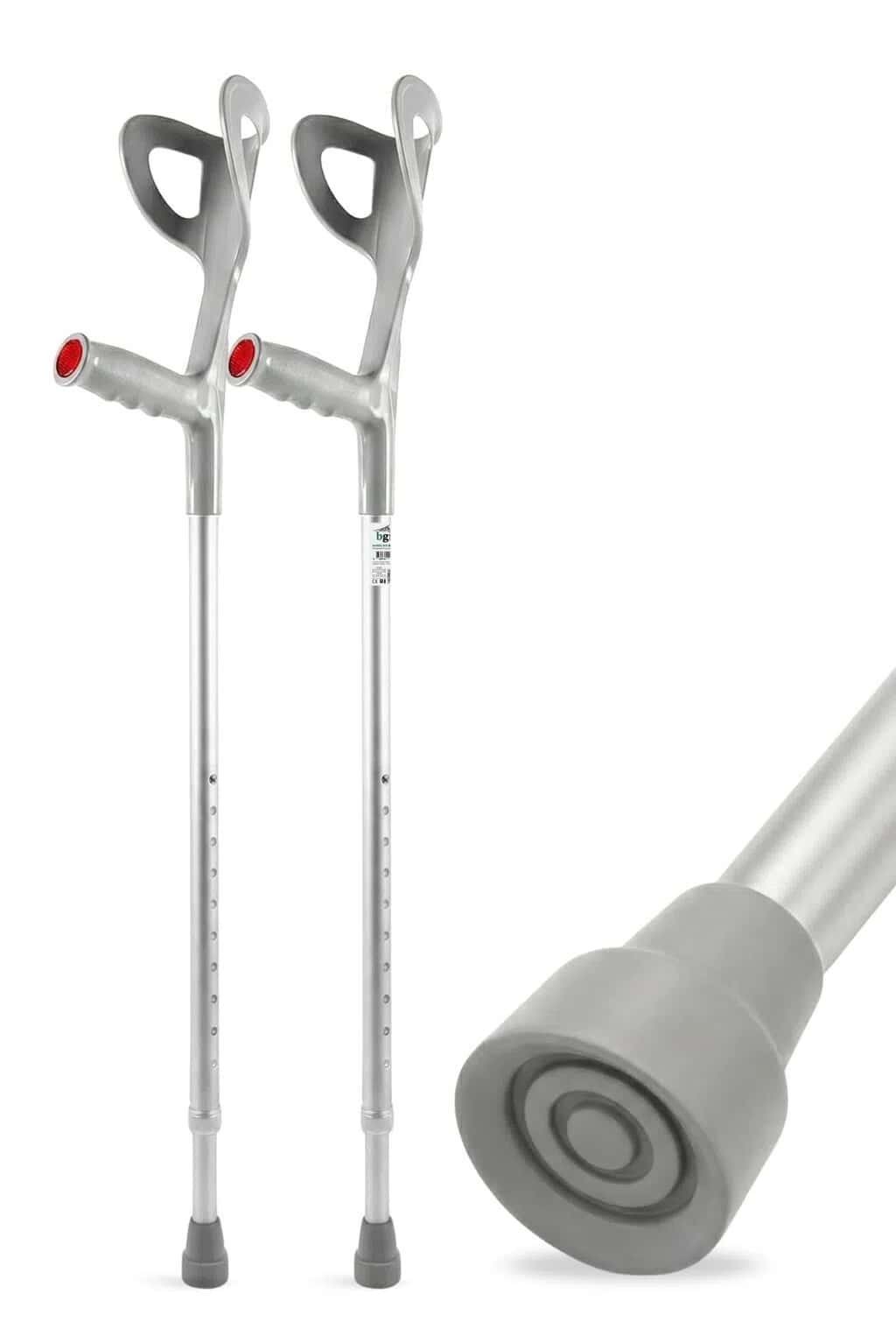 Forearm Crutch (Underarm) - Aluminum - Tenderyard