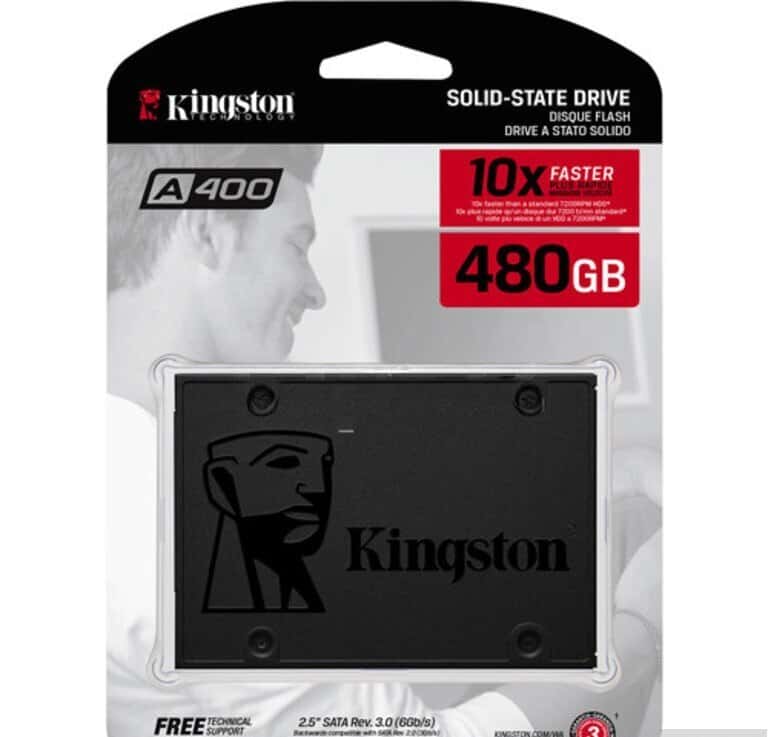 SSD Kingston A400 480GB SATA III 2.5" - Tenderyard