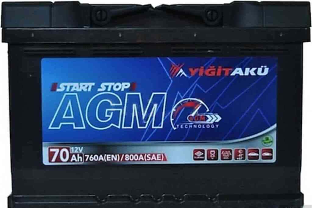 Akkumulyator Yigit Akü AGM 70 Ah - Tenderyard