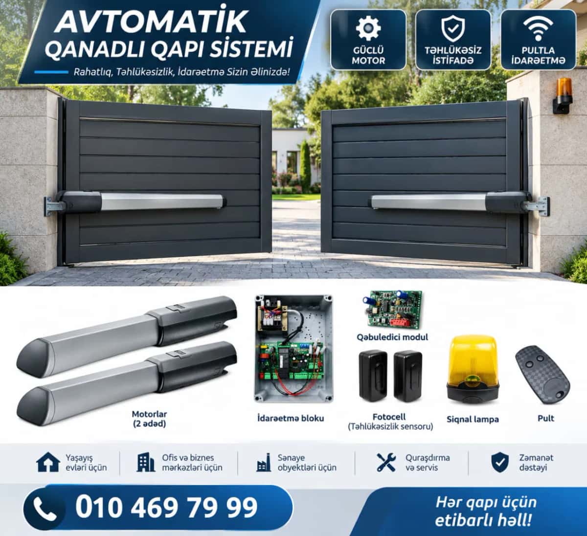 Automatic swing gate system - Tenderyard