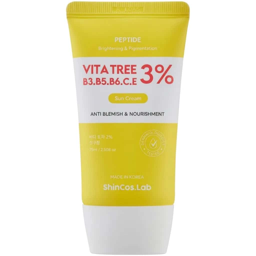 Shincos.Lab 3% Vita Tree SPF50 Солнцезащитный крем 75 мл - Tenderyard