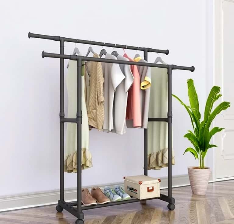 Clothes Rack Black color - Tenderyard