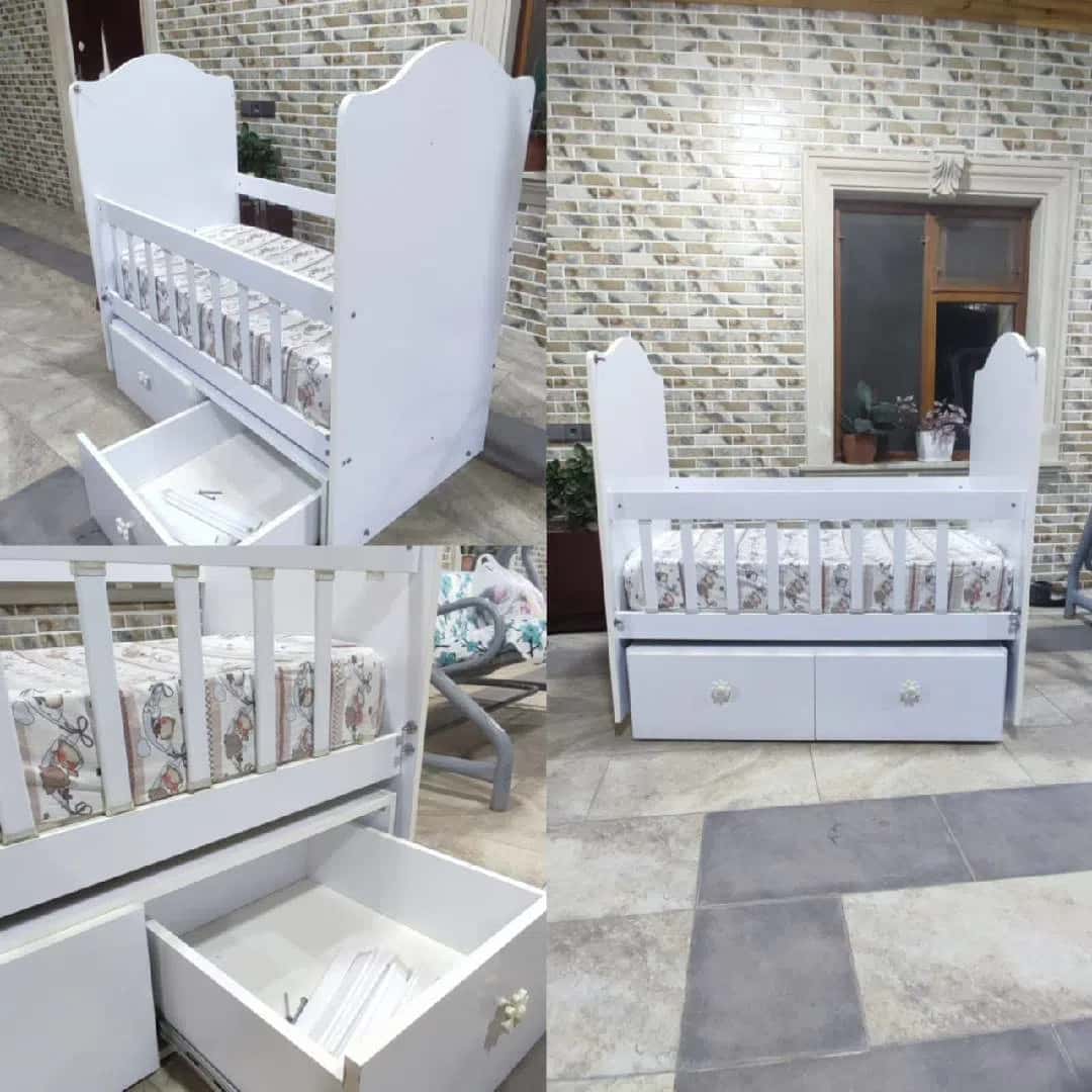 Beşik Laminat material, Ağ rəng - Tenderyard