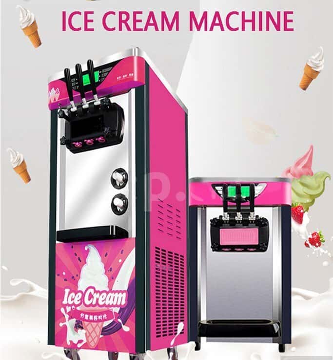 Goshen 3-Color Soft Serve Ice Cream Machine - Tenderyard