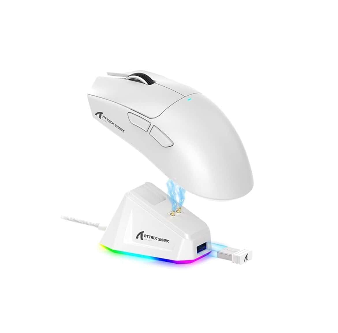 Gaming mouse Attack Shark X11 White - Tenderyard