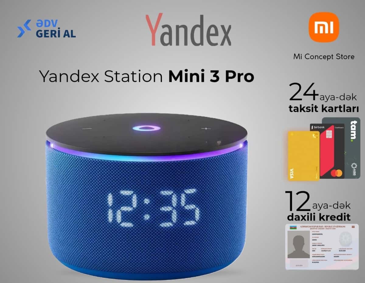Умная колонка Yandex Station Mini 3 Pro - Tenderyard