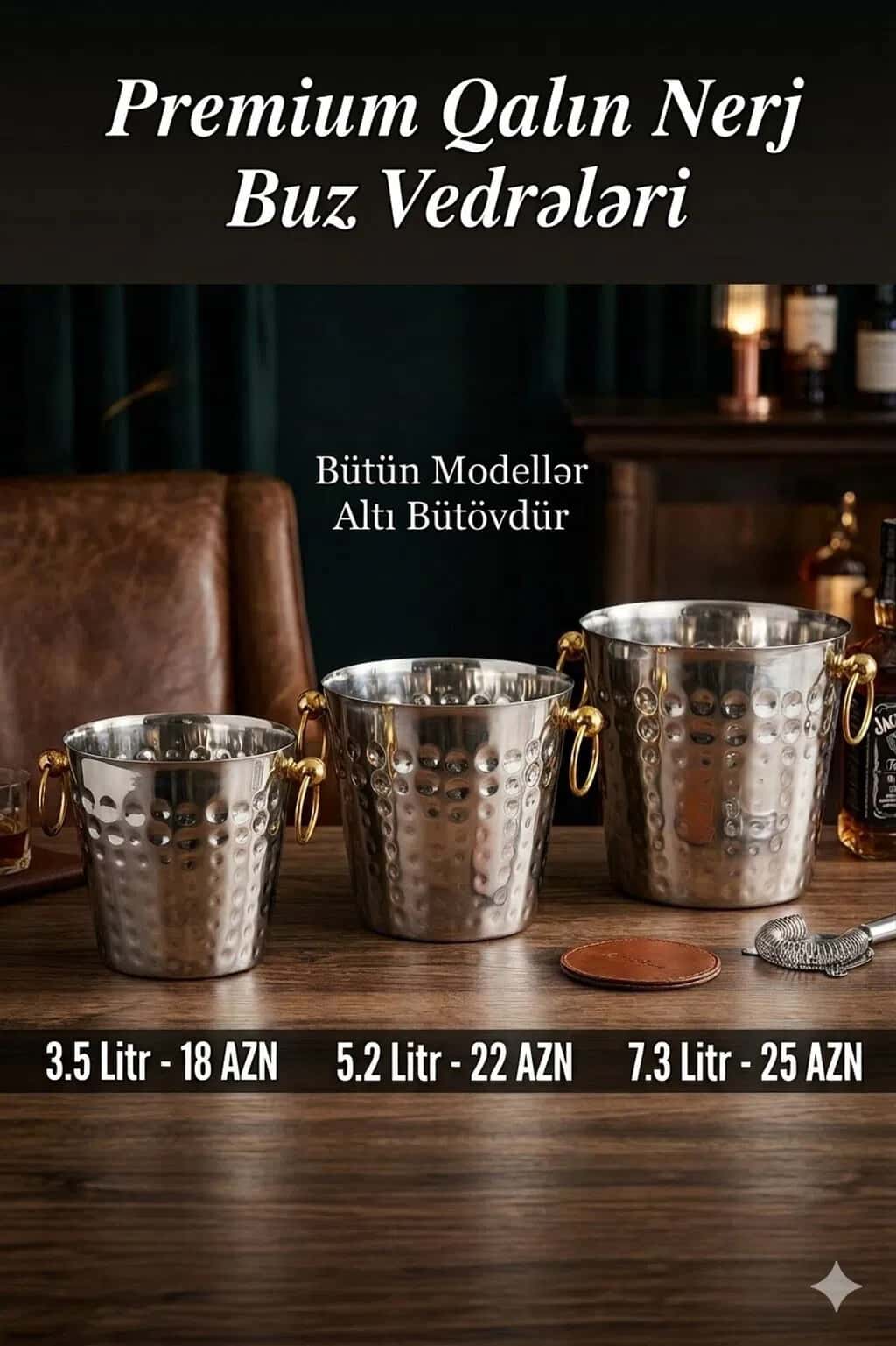 Premium Paslanmayan Polad Buz Vedrəsi - Tenderyard