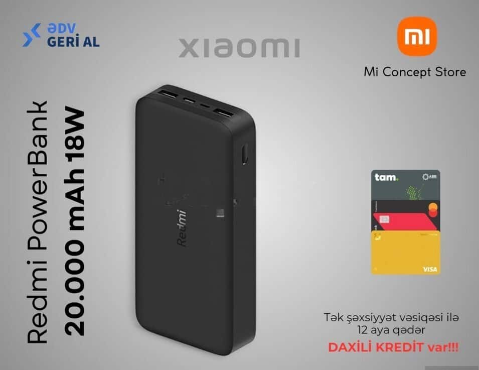 20,000 mAh powerbank, Black color - Tenderyard