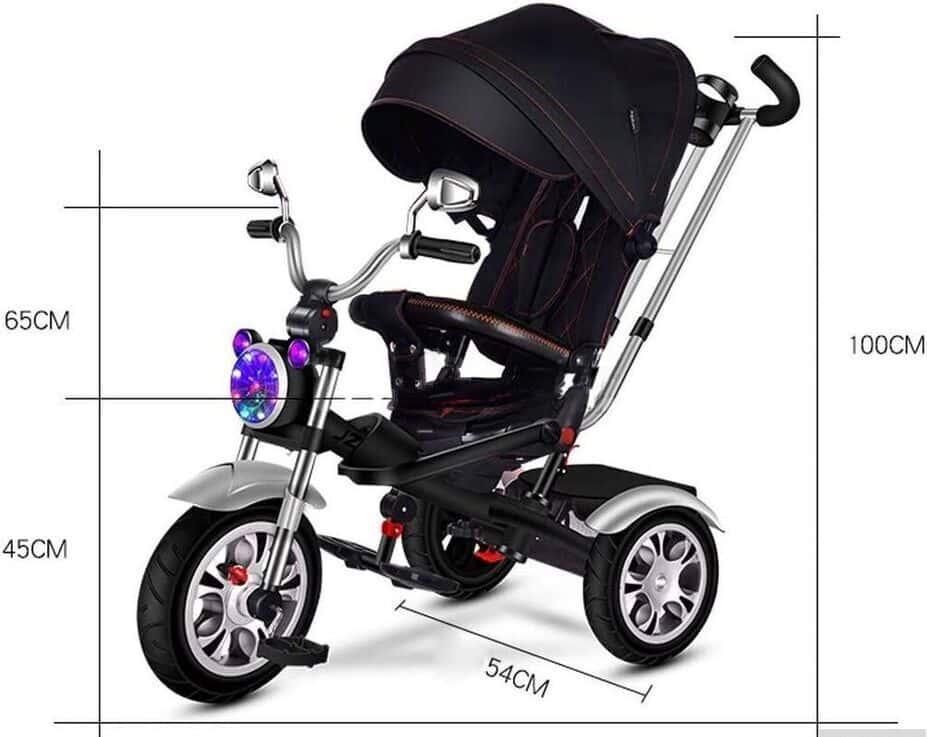 3-wheel musical children's bicycle - Tenderyard