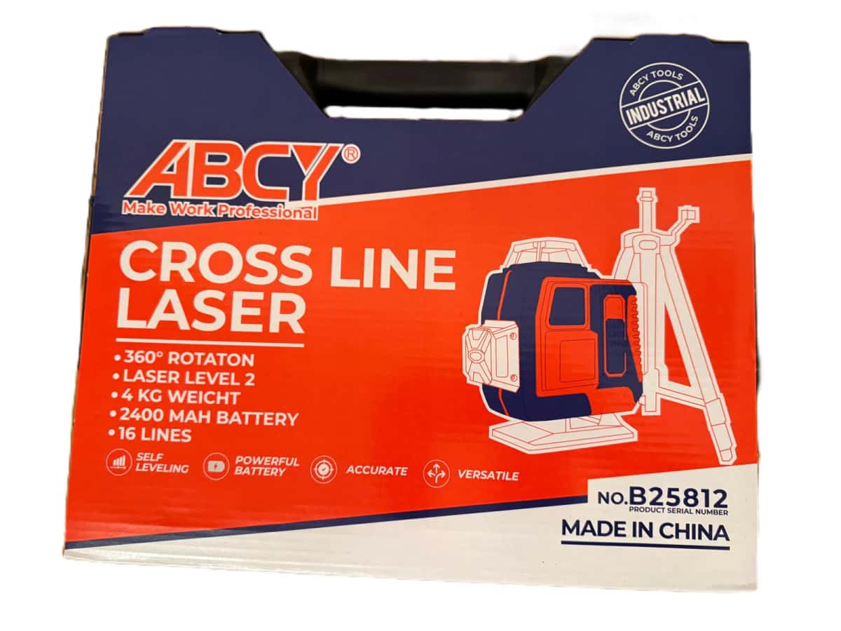 ABCY Green Beam 2-Line Laser Level - Tenderyard