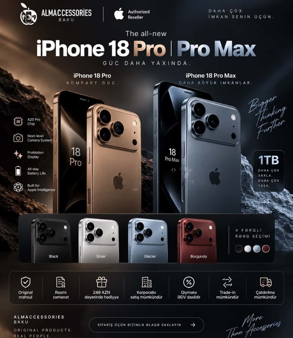 Apple iphone 18 pro, 12 GB - Tenderyard