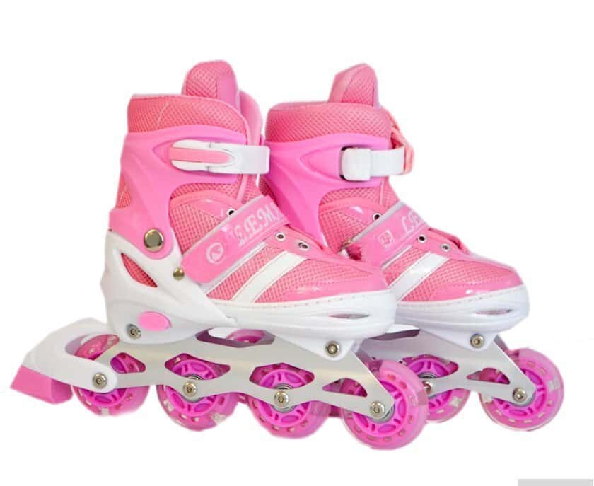 Pink roller skates for girls (size 35-38) - Tenderyard