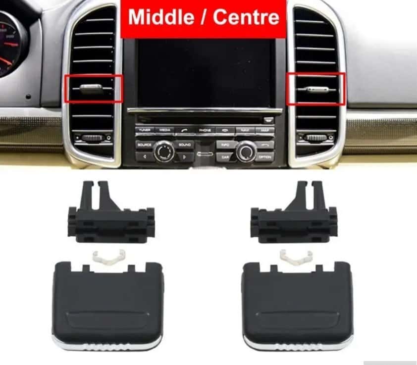 Havalandırma idarəetmə barmaqlığı Porsche Cayenne Macan Panamera - Tenderyard