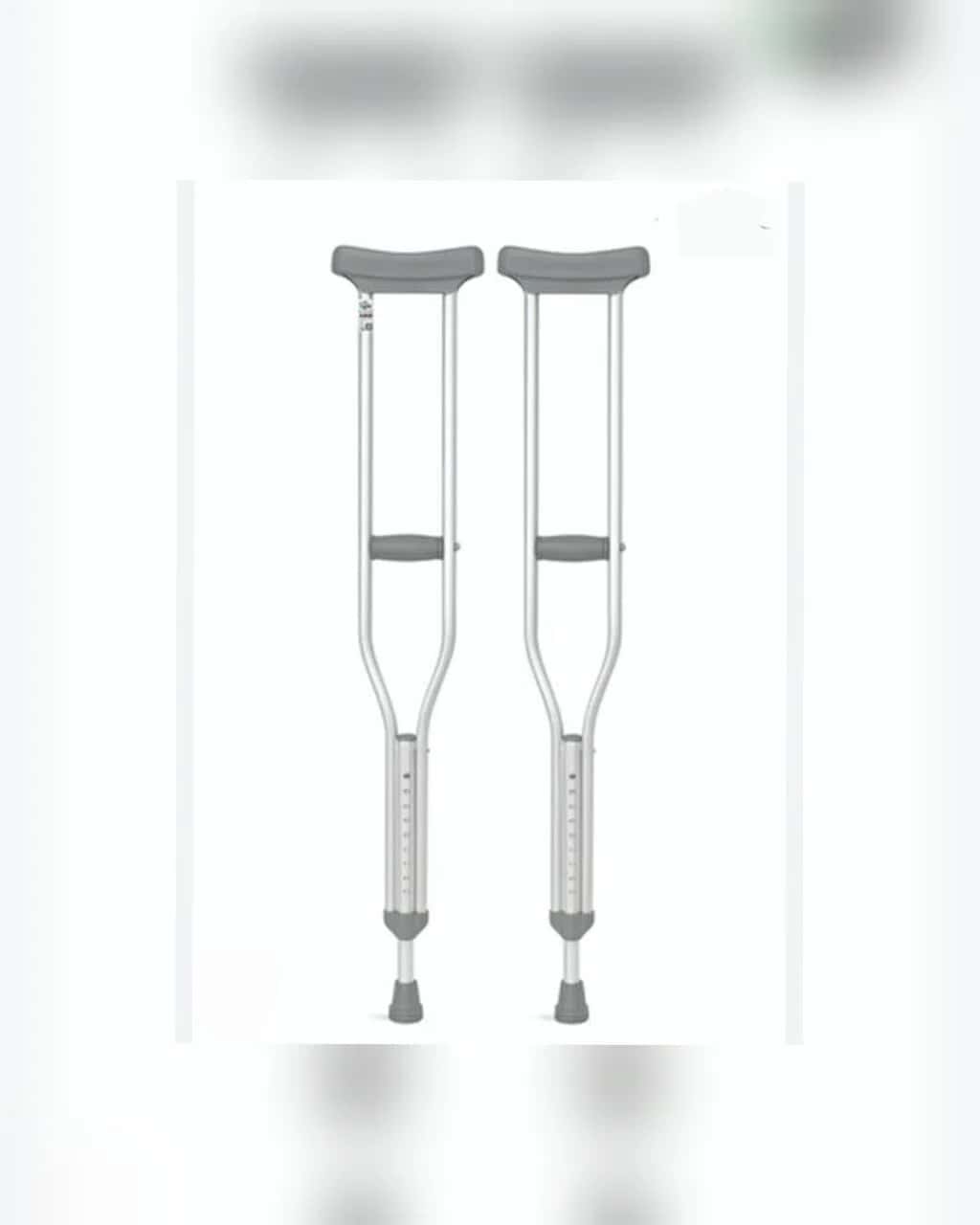 Aluminum Underarm Crutches (Pair) - Tenderyard