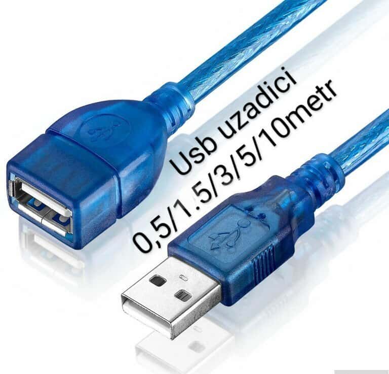 Blue data cable, USB - Tenderyard