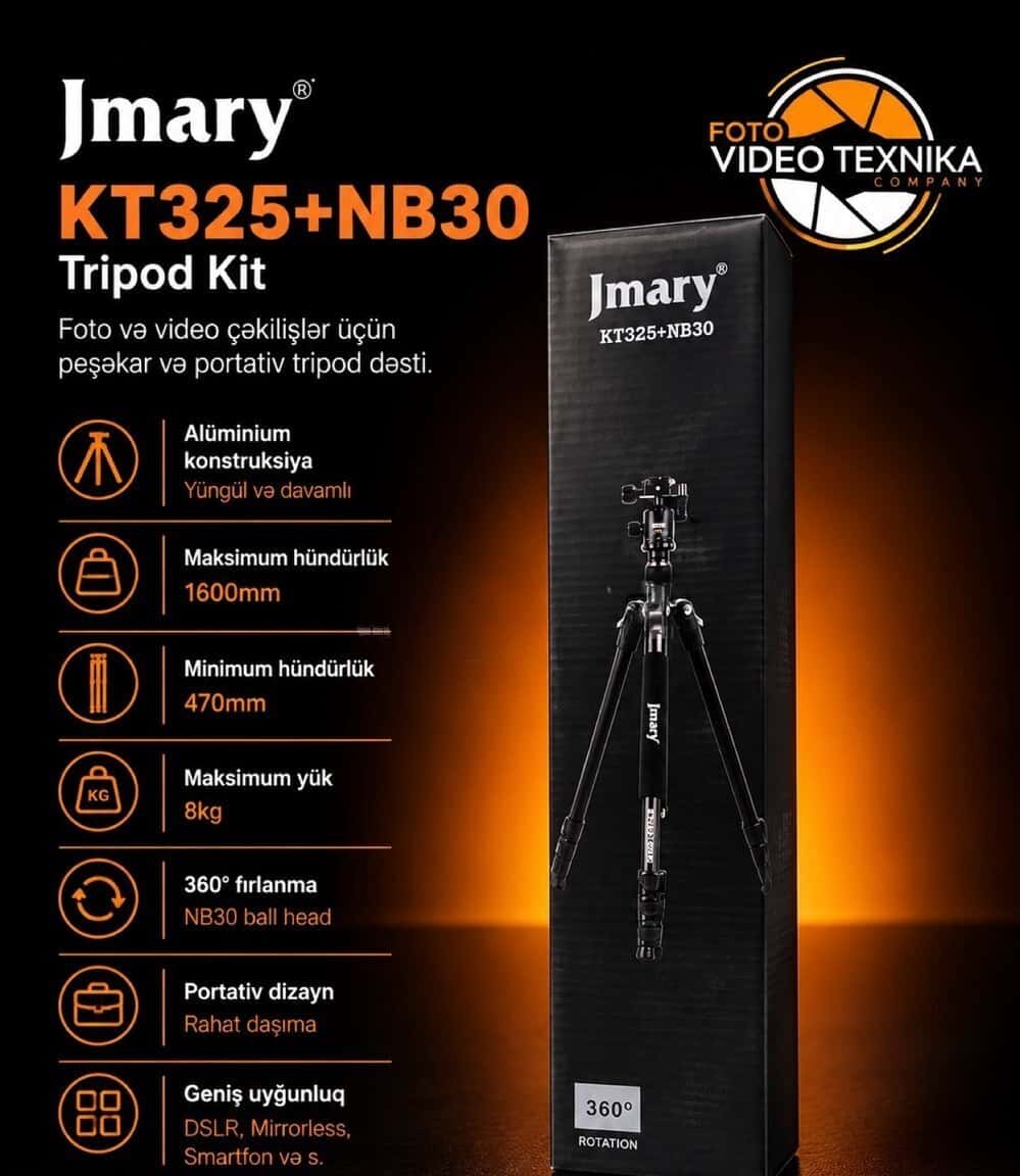 Штатив Jmary KT325 + NB30 - Tenderyard