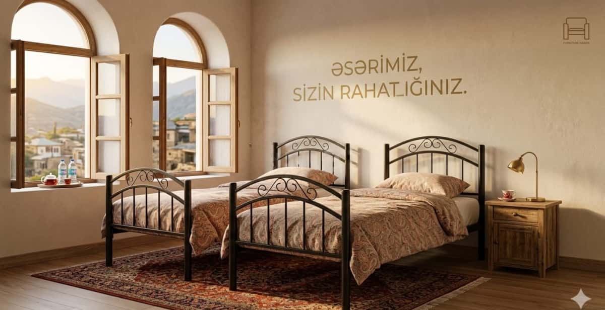 Dəmir çarpayı, Qarışıq rəng - Tenderyard