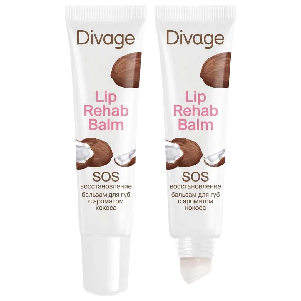 Divage Lip Rehab Balm SOS Kokos 12 ml - Tenderyard