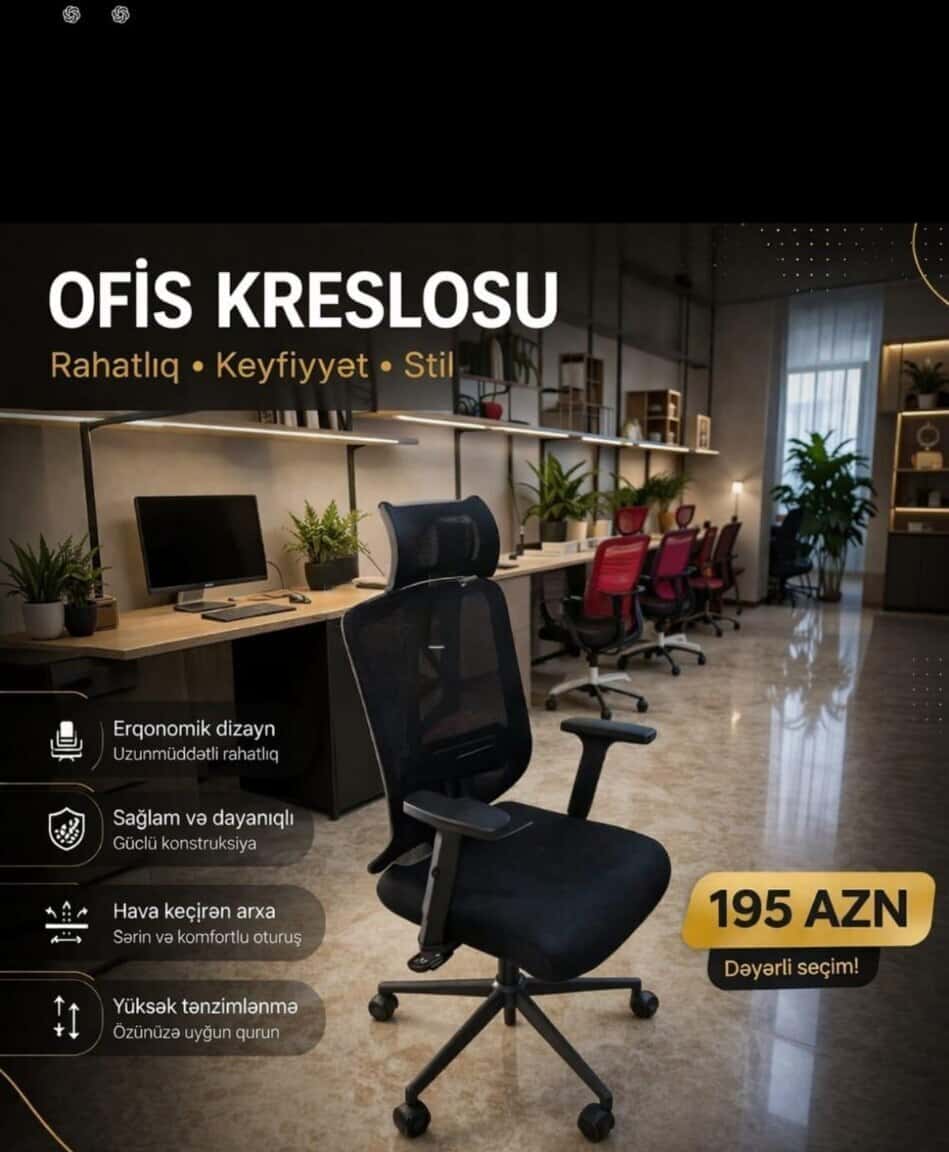 Qarışıq rəng, Ofis üçün kreslo - Tenderyard