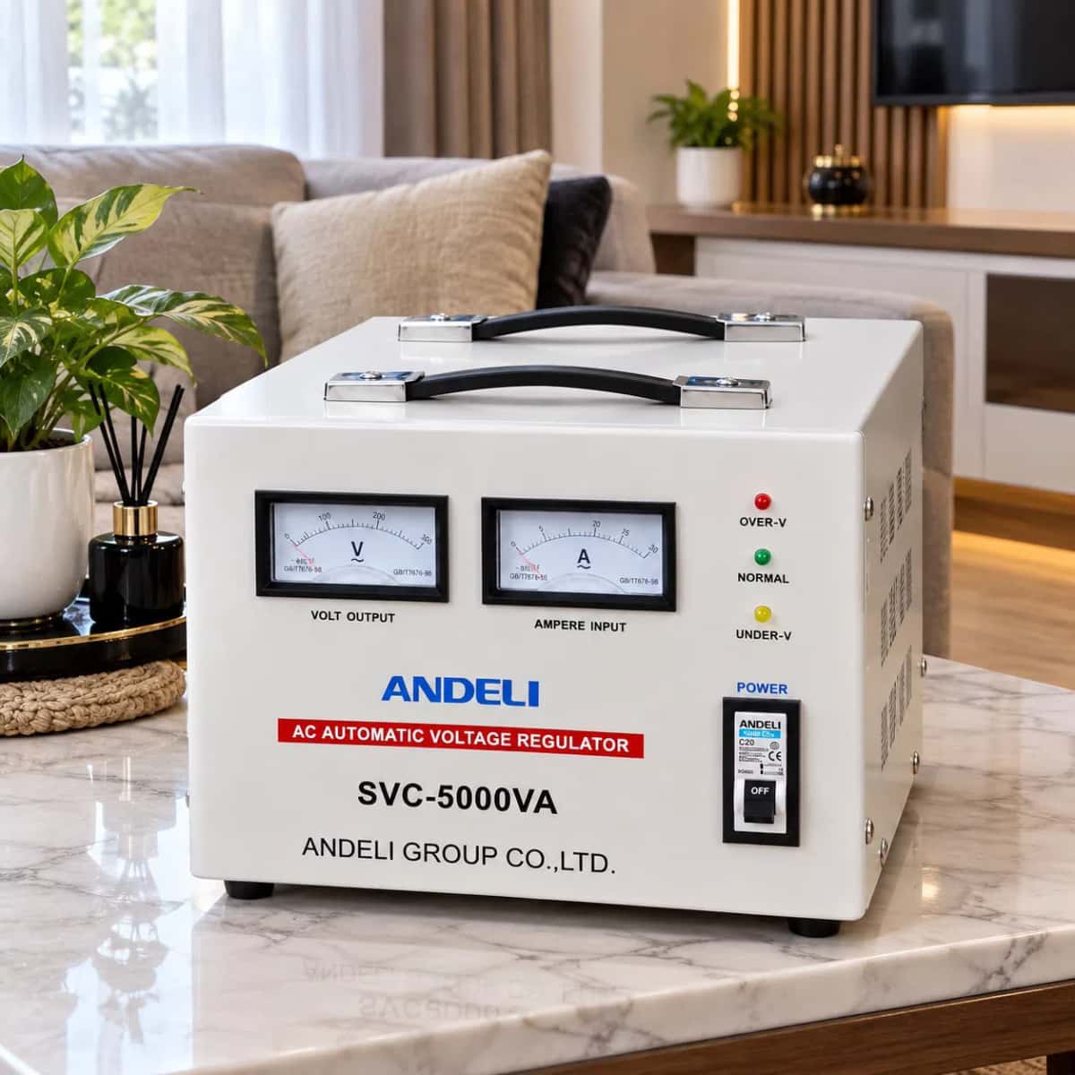 Gərginlik stabilizatoru ANDELI SVC-5000VA - Tenderyard
