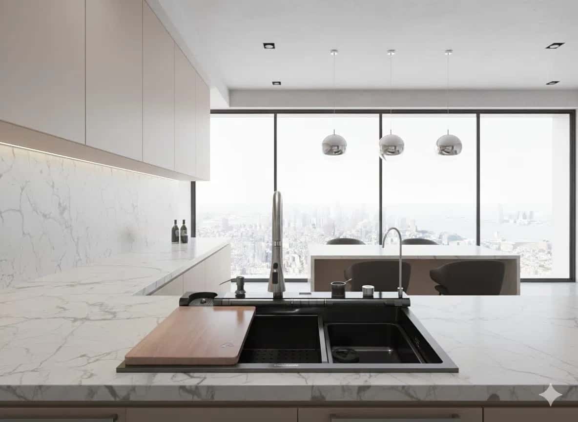 Rectangular sink, Gray color - Tenderyard