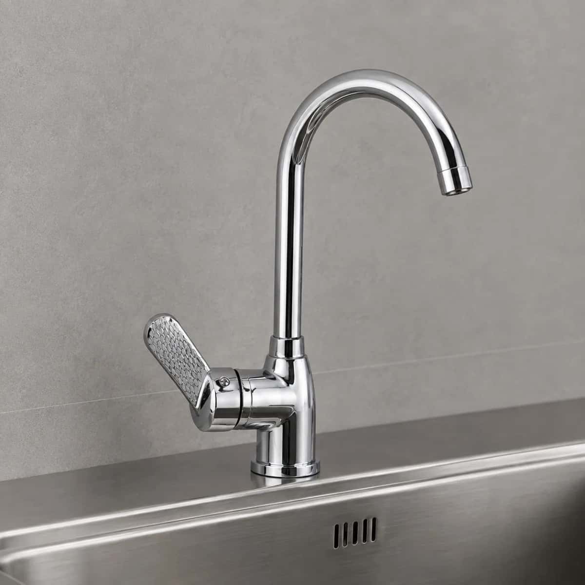Kitchen faucet, Silver color - Tenderyard